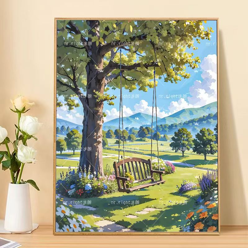 Scenic Landscape Art Print Stornfield