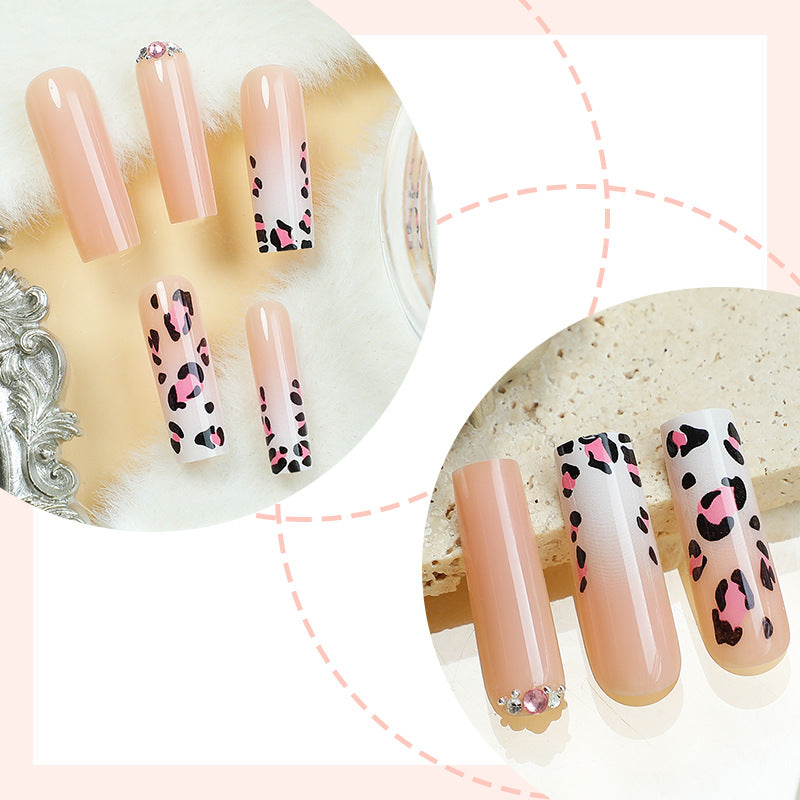 Artistic Leopard Print Press-On Nail Kit Stornfield