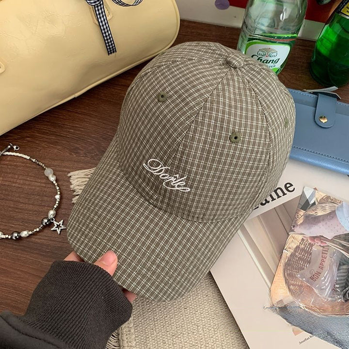 Women's Casual Checkered Baseball Cap Stornfield