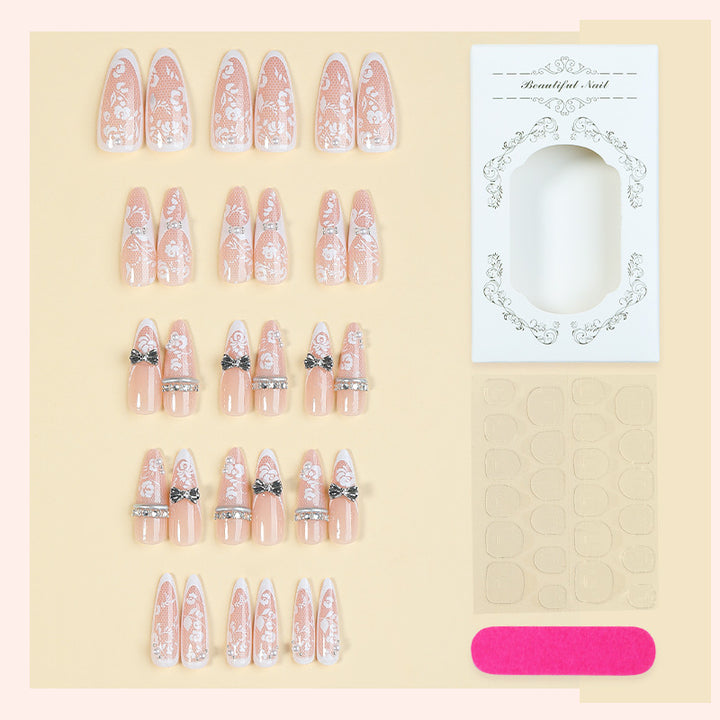 Decorative Press-On Nail Set Stornfield