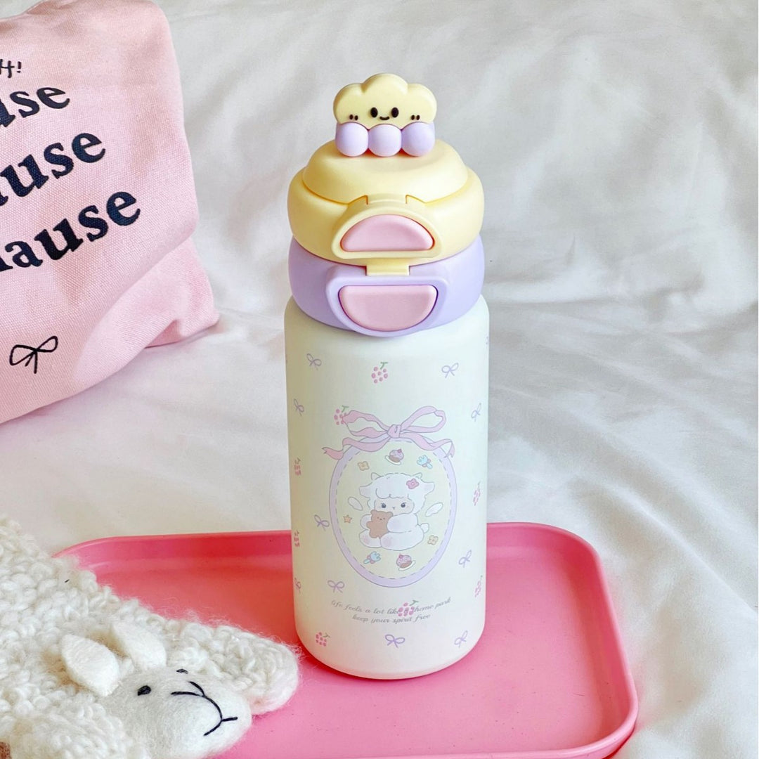 Women's water bottle with innovative lid Stornfield