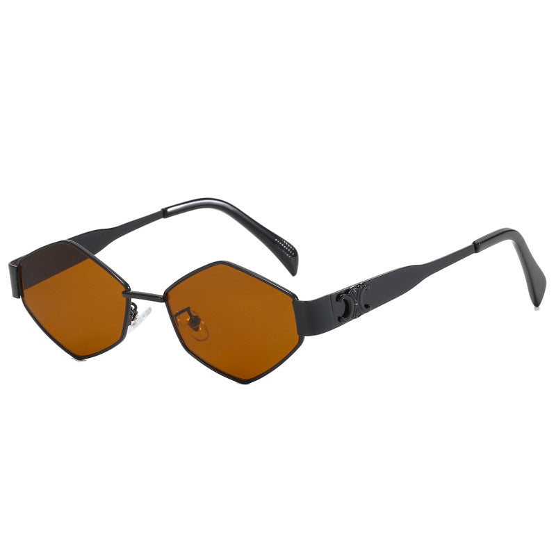 Fashionable sunglasses in hexagonal design Stornfield
