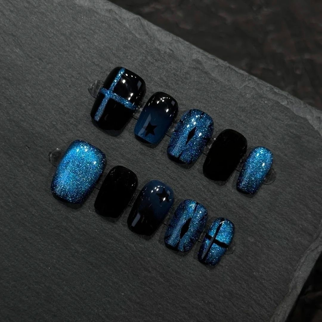 Artistic Press-On Nail Art Design Set Stornfield
