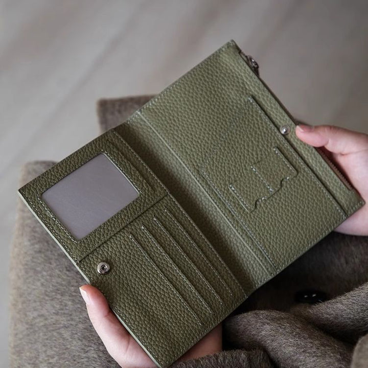 Premium Textured Leather Passport Holder Stornfield