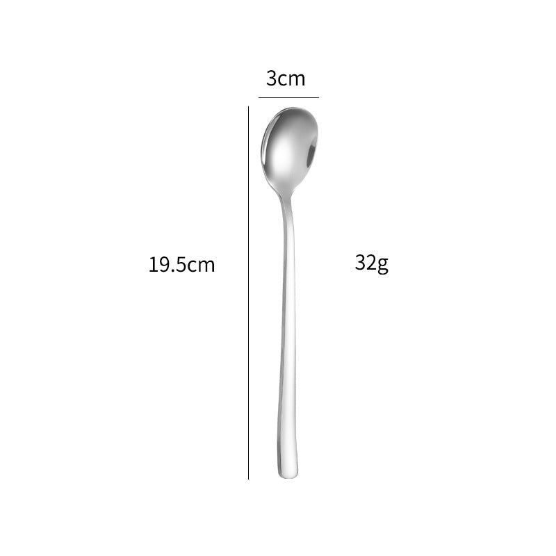 More elegant and ergonomic dessert spoon made of high-quality stainless steel Stornfield