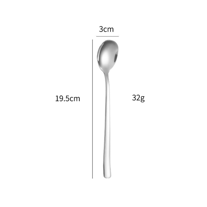 More elegant and ergonomic dessert spoon made of high-quality stainless steel Stornfield