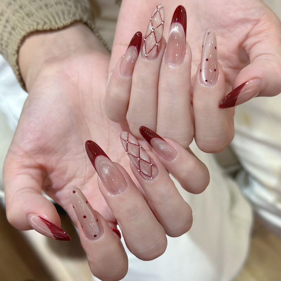 Glossy Ombre Press-On Nails