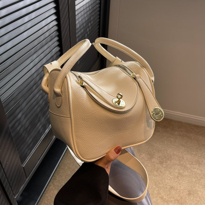 Structured Leather Handbag Stornfield