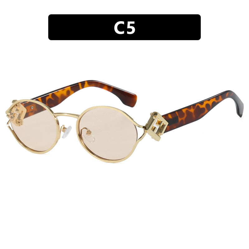 Ladies fashionable sunglasses with elegant metal frame and UV protection Stornfield