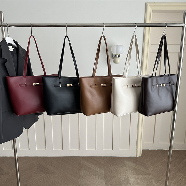 Minimalist Leather Tote Bag