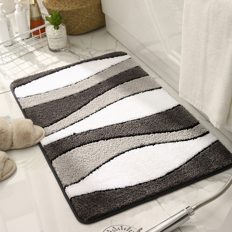 Contemporary Geometric Bath Mat Stornfield