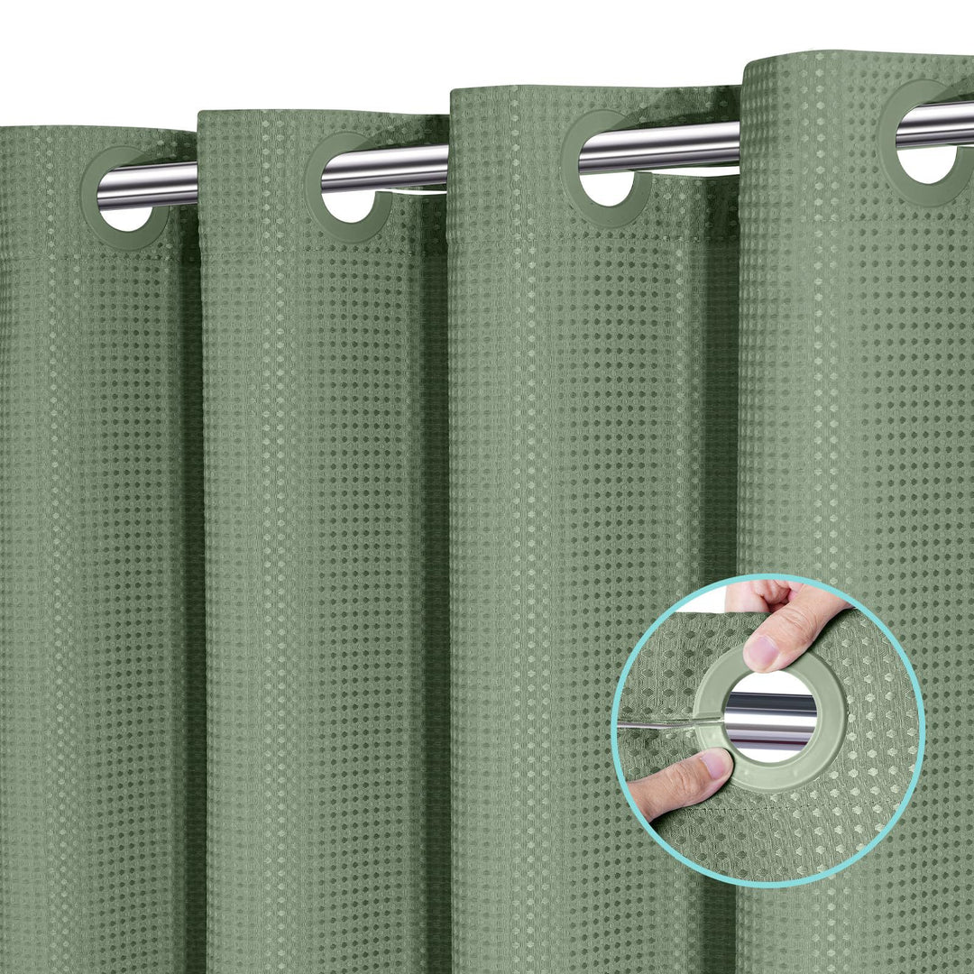 Textured Waterproof Shower Curtain Stornfield