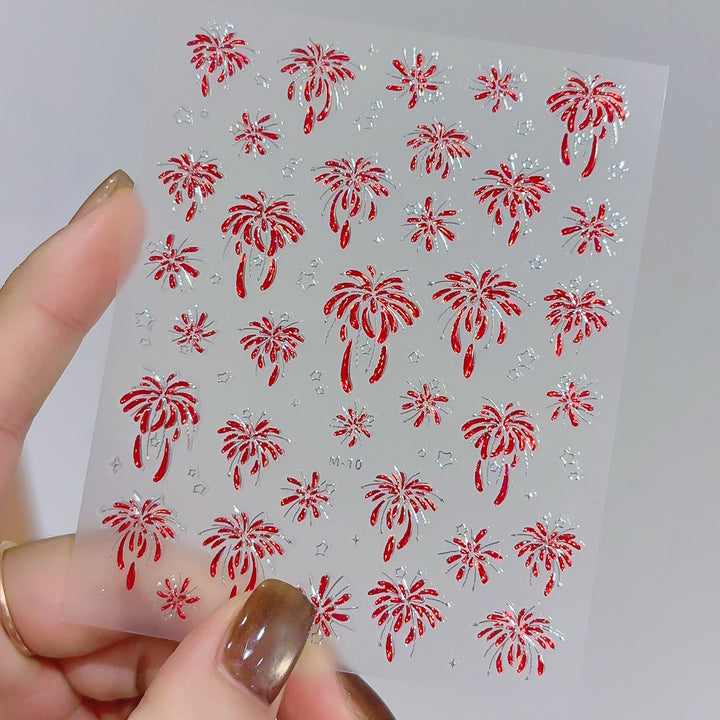 High-Quality Nail Art Foil Sticker Sheet