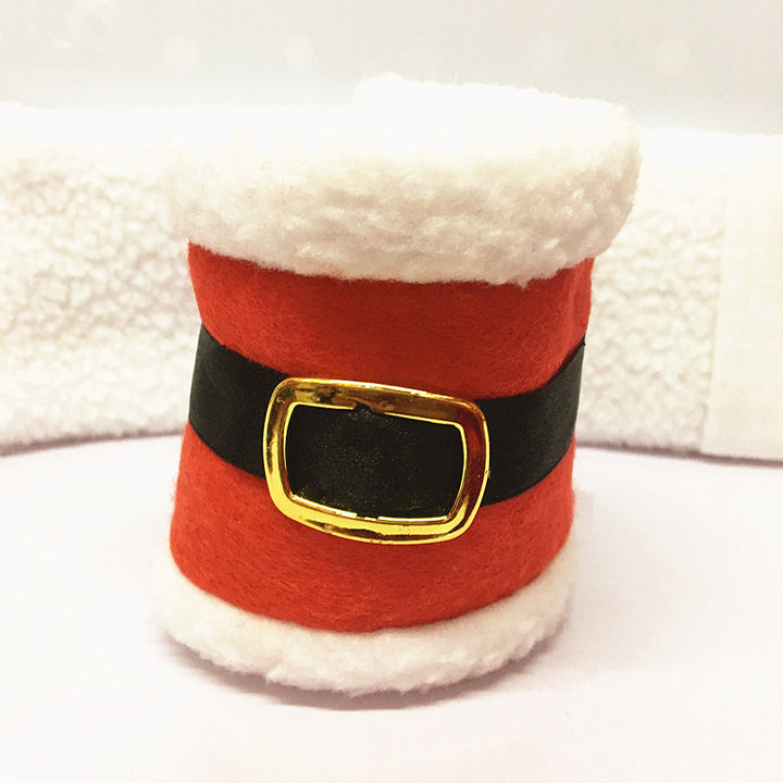Funny Christmas cap with plush edge
