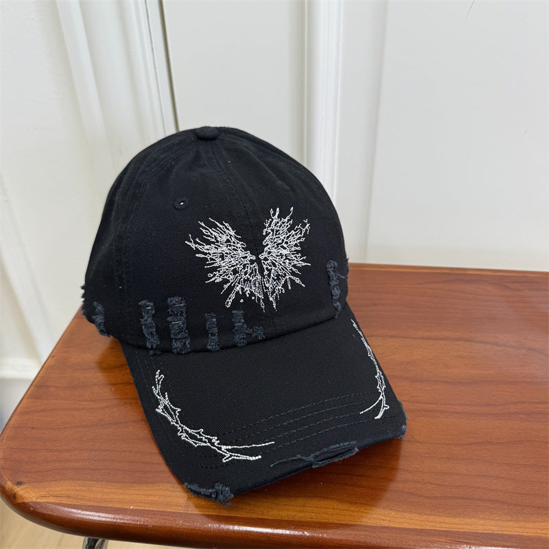 Women's Distressed Graphic Baseball Cap Stornfield