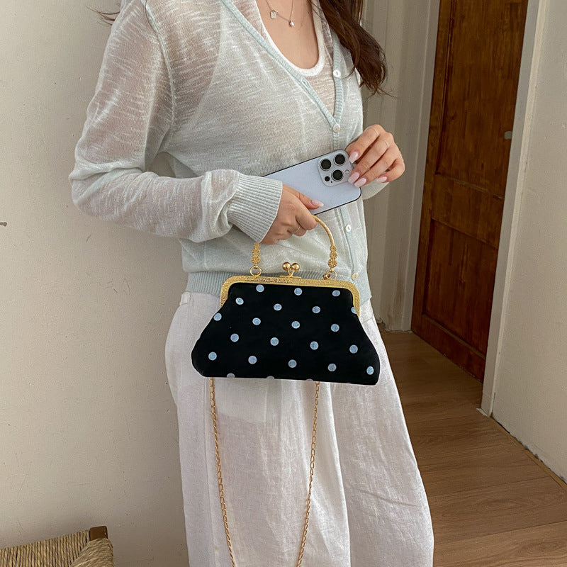Vintage Polka Dot Handbag