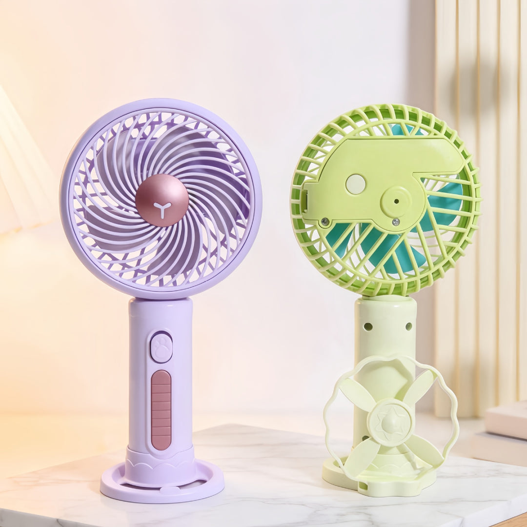Ladies Portable Mini Handheld Fan with Flexible Tilt Adjustment Stornfield