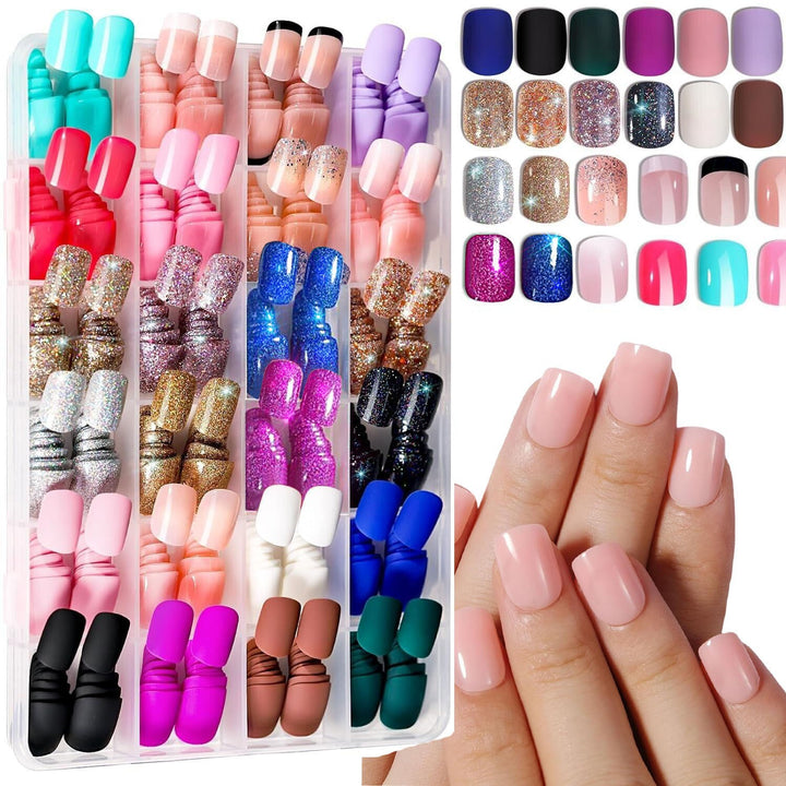 Premium Soft Gel Press-On Nail Tips Collection Stornfield