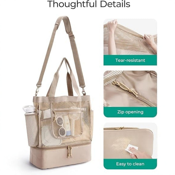 Spacious and Functional Cooler Bag with Removable Compartments Stornfield