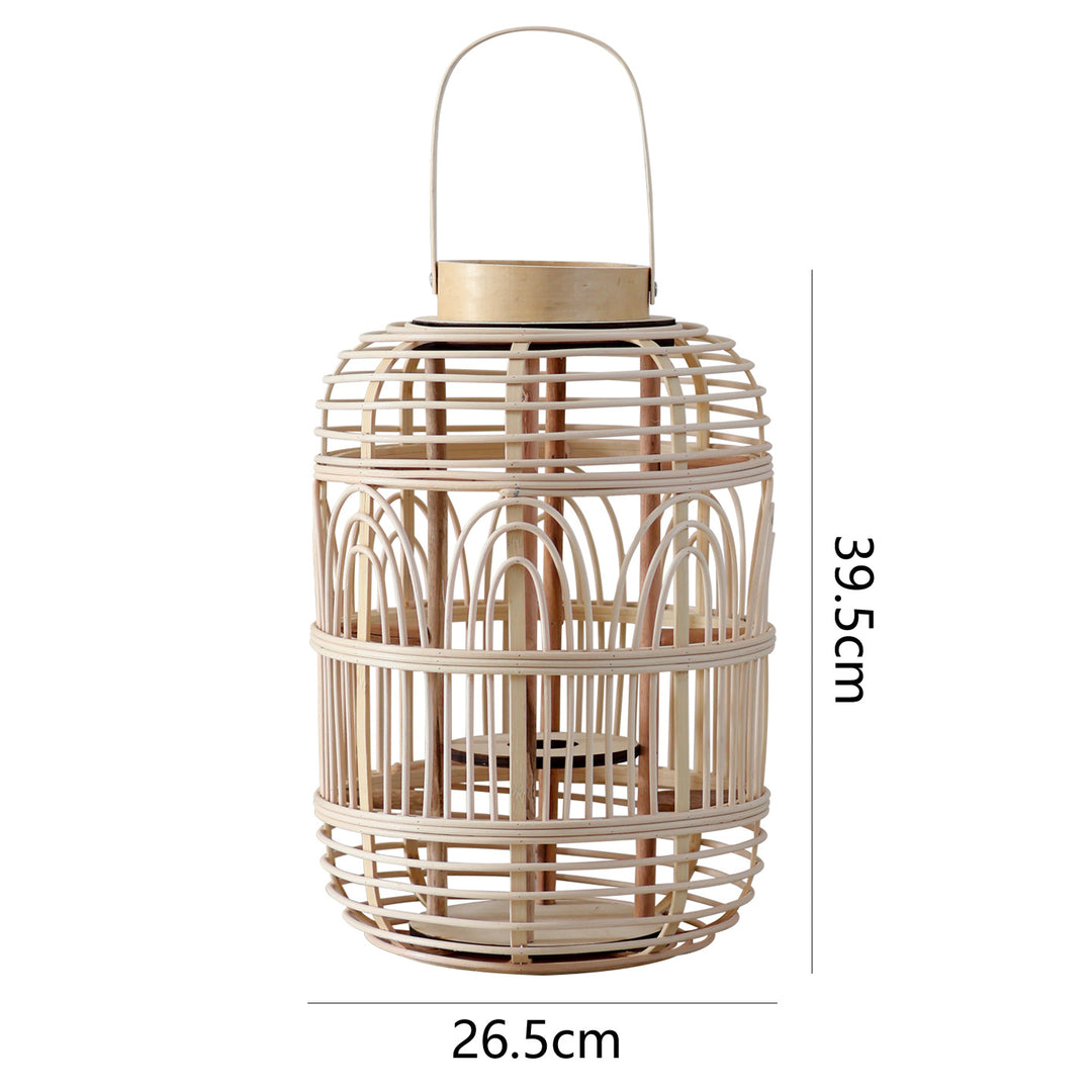 Decorative Rattan Lantern Stornfield
