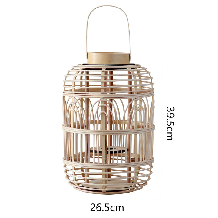 Decorative Rattan Lantern Stornfield