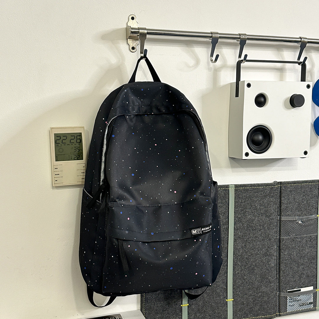 Space-Patterned Casual Backpack Stornfield