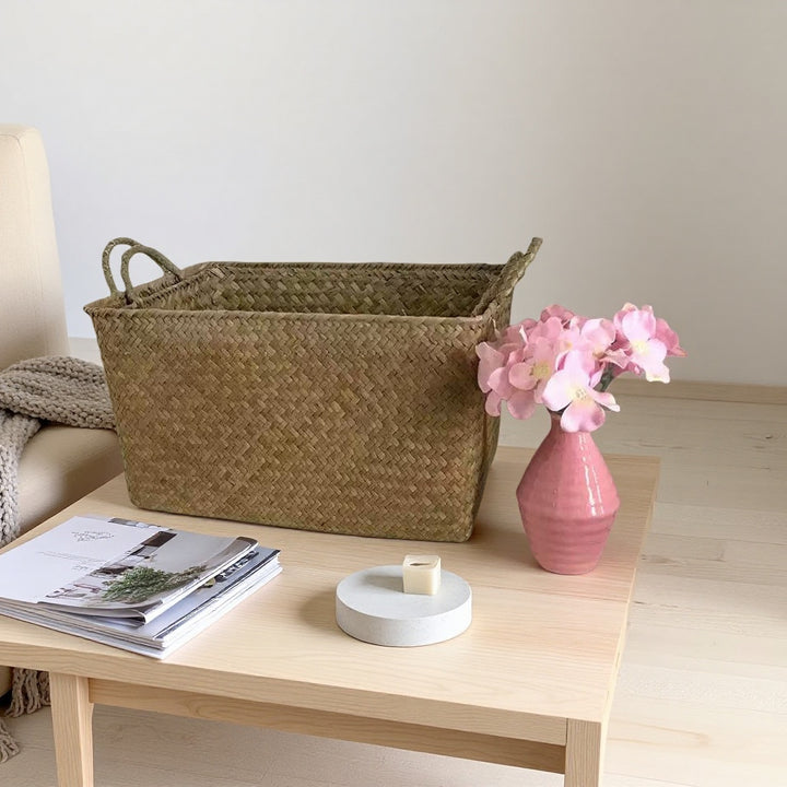 Women's basket with handwoven design Stornfield