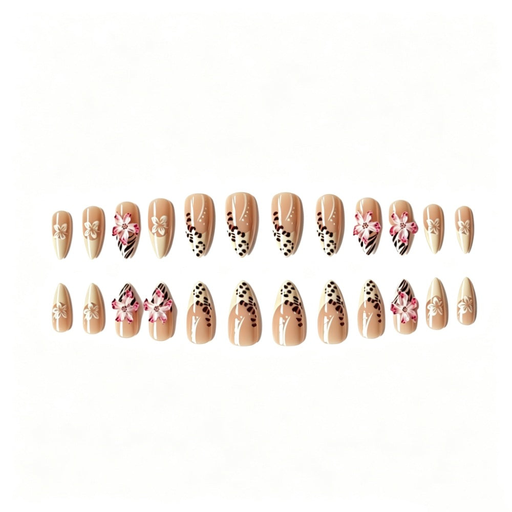 Creative Art Nails with Floral and Animal Motifs Stornfield