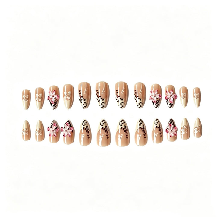Creative Art Nails with Floral and Animal Motifs Stornfield