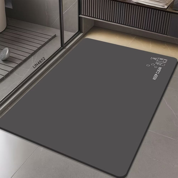 Geometric Hexagonal Pattern Bath Mat Stornfield