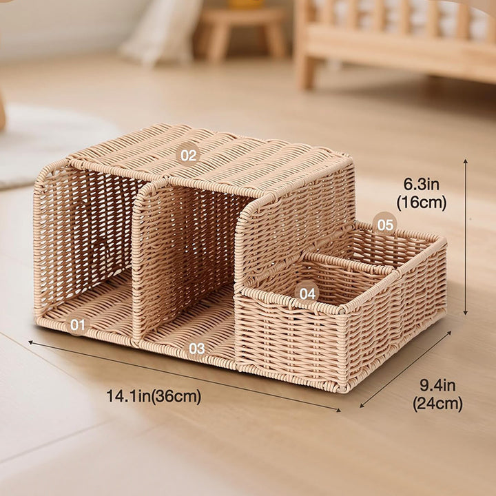 Decorative Woven Storage Basket Stornfield 1790220378