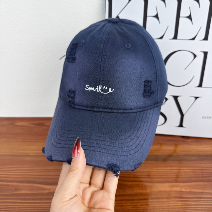 Women's Distressed Cotton Baseball Cap Stornfield 1784270843