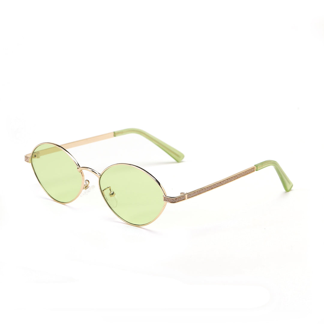 Women's fashionable round sunglasses with luxurious accents Stornfield