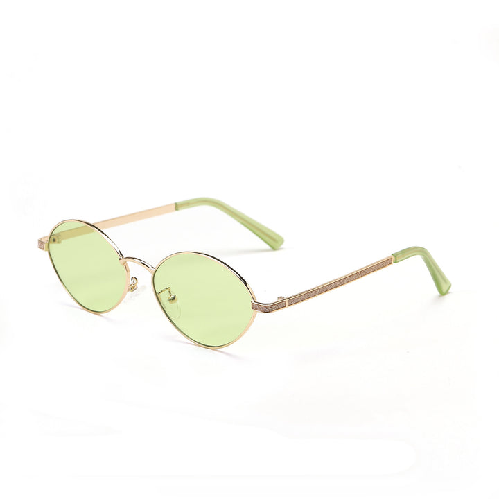 Women's fashionable round sunglasses with luxurious accents Stornfield