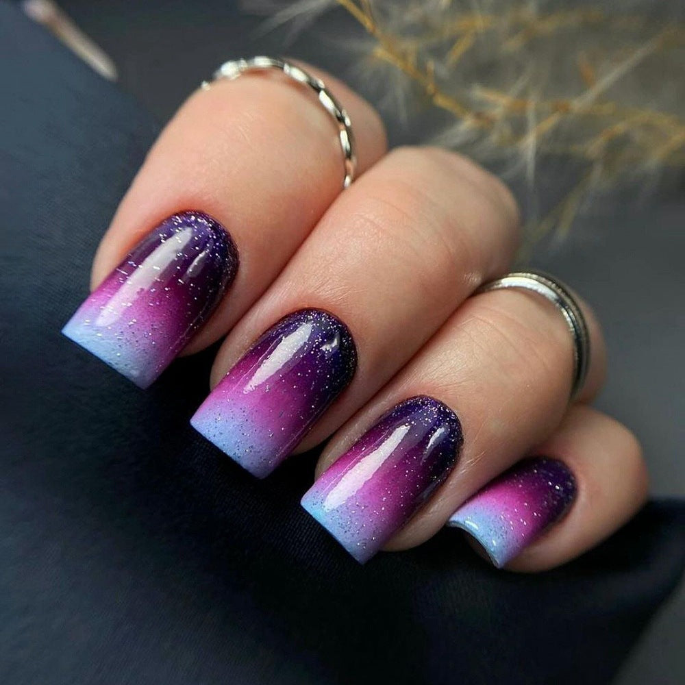 Acrylic nails with luxurious ombre effect Stornfield