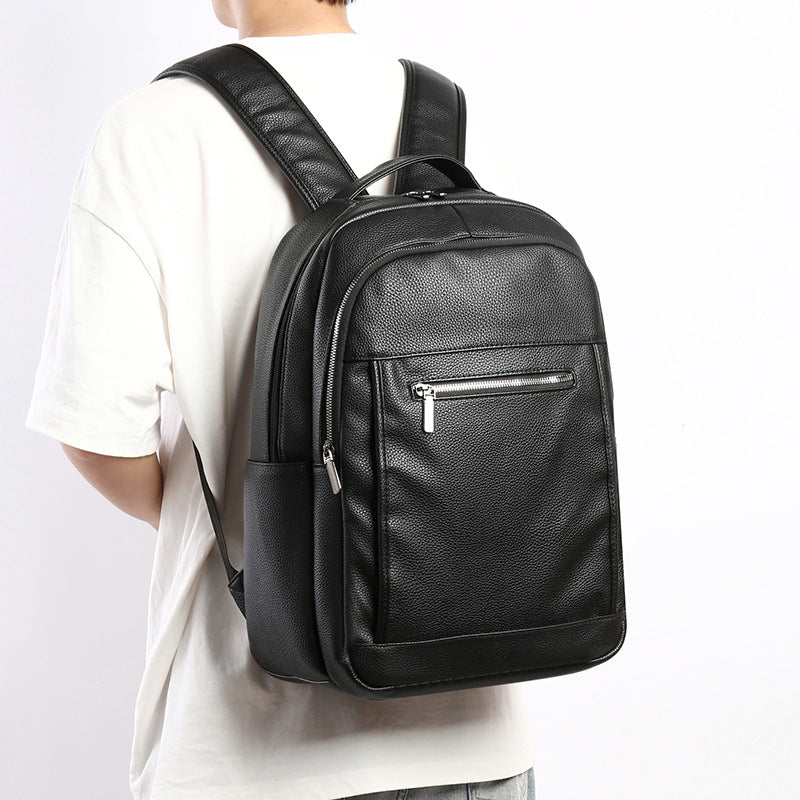 Premium Leather Business Backpack Stornfield