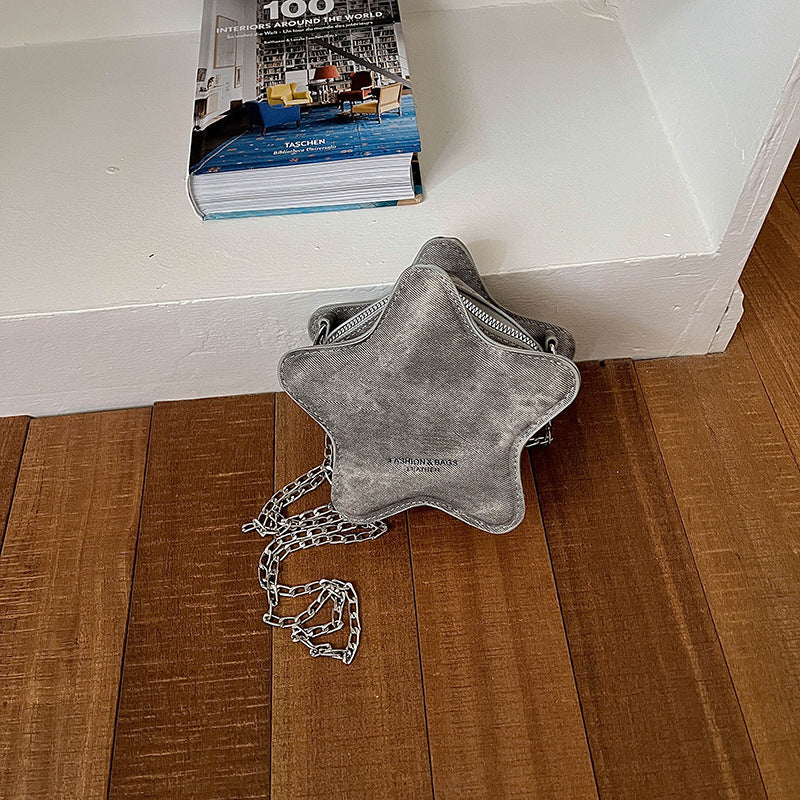 Star-Shaped Mini Crossbody Bag