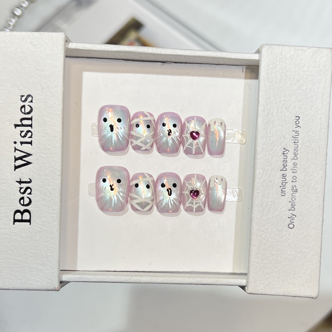 Whimsical Characters Press-On Nail Set Stornfield