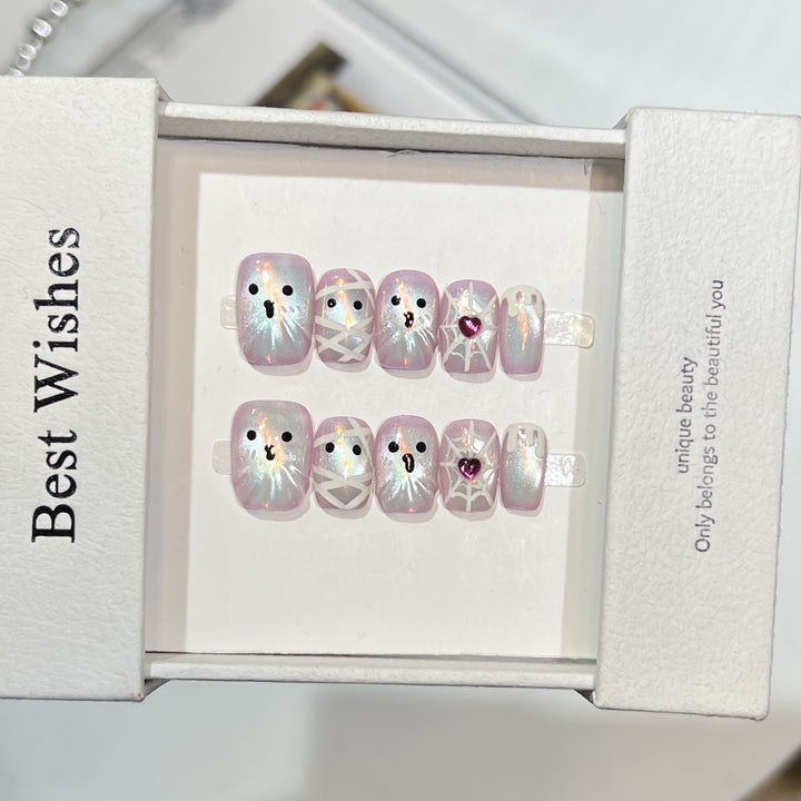 Whimsical Characters Press-On Nail Set Stornfield