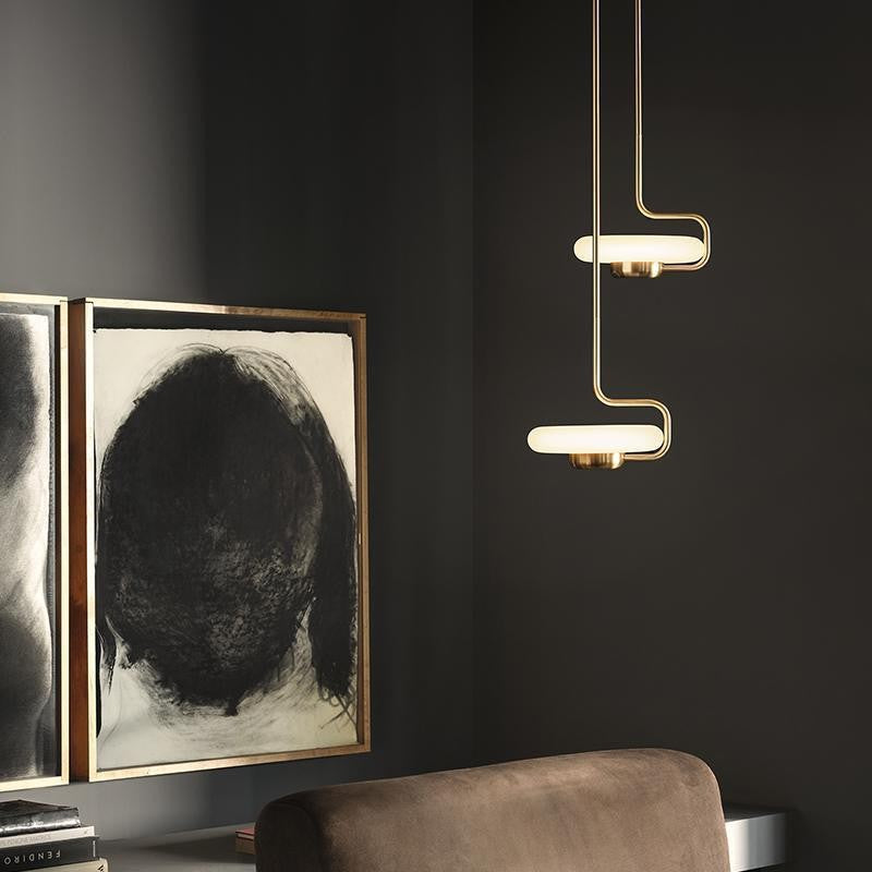 Modern Dual-Head Pendant Light