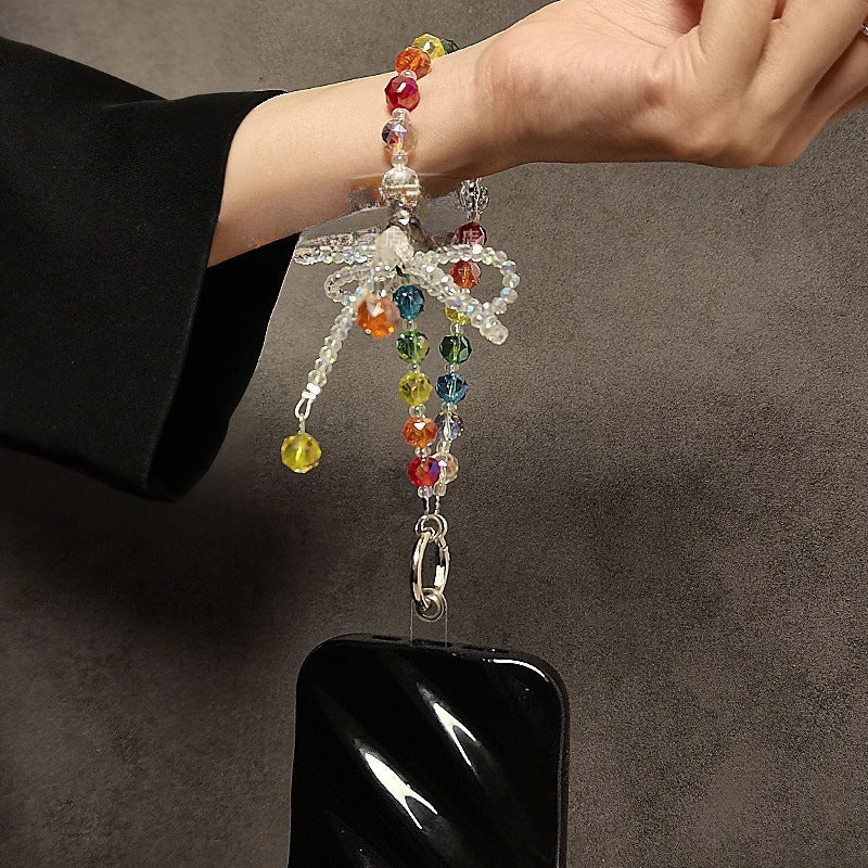 Colorful Beaded Charm Keychain Stornfield