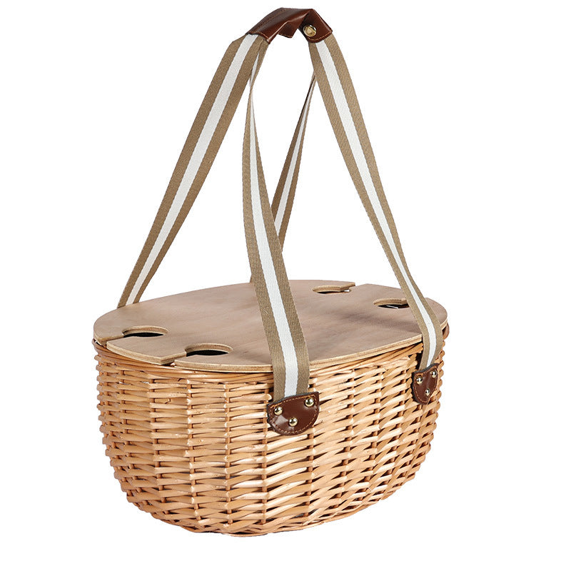 Ladies Picnic Basket with Practical Folding Table Stornfield