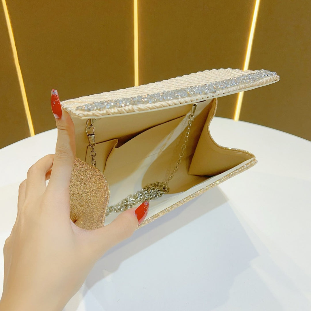Elegant Pleated Evening Clutch