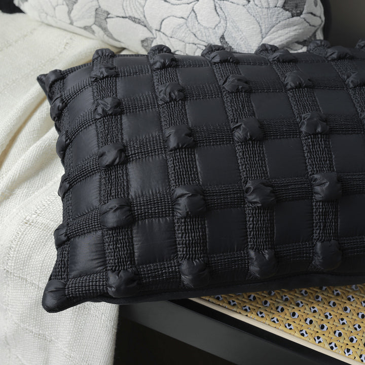 Structured decorative pillow