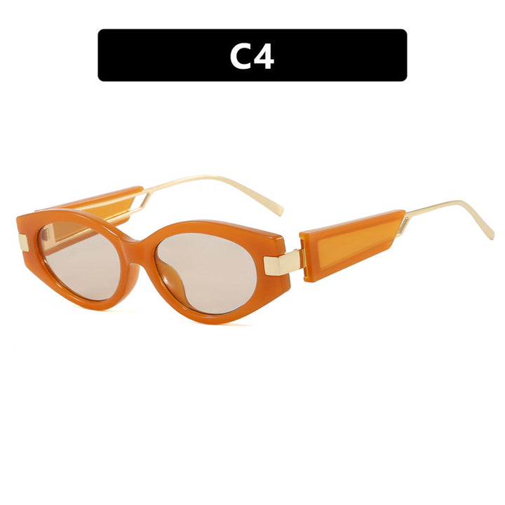 Ladies elegant Cat-Eye sunglasses with gold accents Stornfield