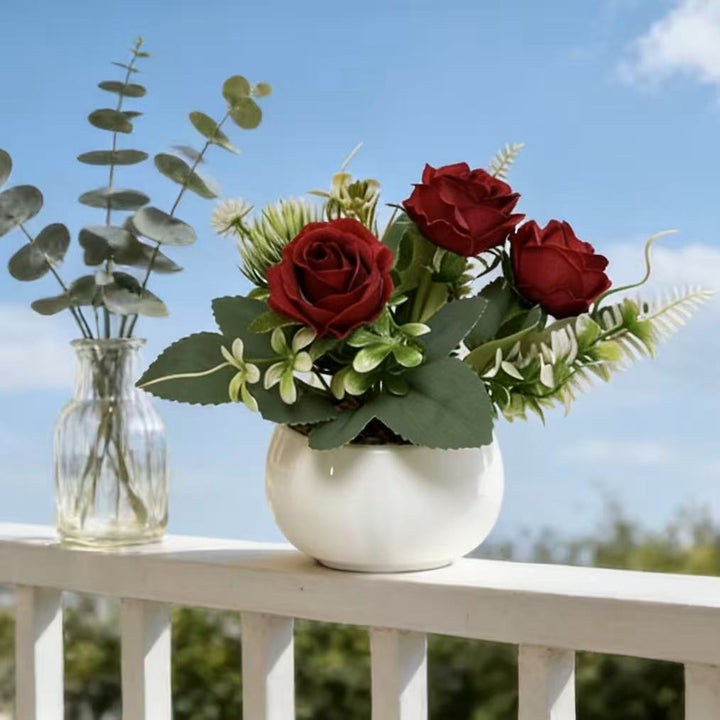 Decorative Miniature Floral Arrangement