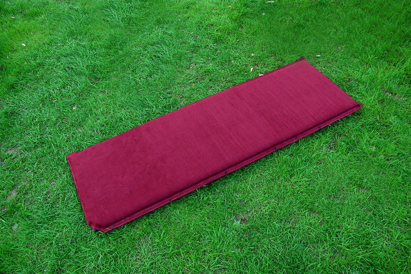 full-length camping sleeping pad with heavy-duty canvas cover and reinforced snap grommets Stornfield