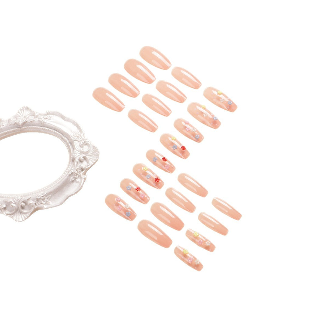 Floral Design Press-On Nail Set Stornfield