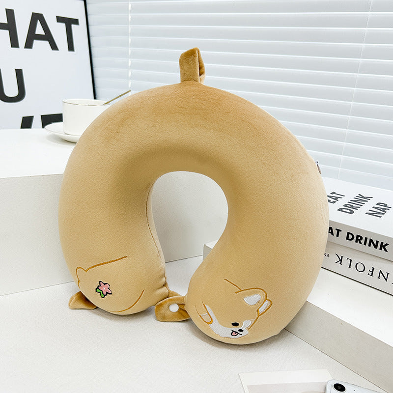 Women's Neck Support Pillow with Playful Design Stornfield