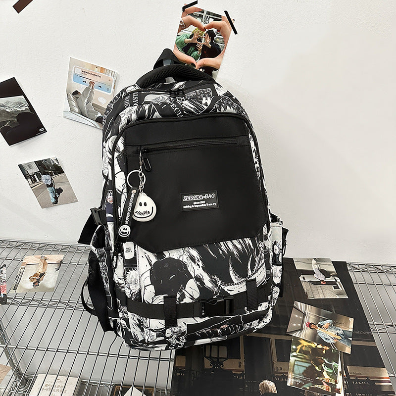 Artistic Graphic Print Backpack Stornfield